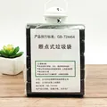 Black break-point garbage bags roll for household cleaning and trash collection - Type 75 (5 Rolls) / Black