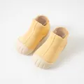 Scarpe da passeggio in maglia gialla traspirante per neonati con suola morbida antiscivolo - Lunghezza Interna 13 (Marchio Suola 13.5) / Giallo