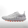 Lightweight grey Mind 002 training shoe with unique orange foot massage sole detail - Gray
