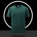 Dunkelgrünes schnelltrocknendes Herren-Sport-T-Shirt für Fitness und Laufen - XS / Oberteile / Dunkelgrün