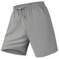 Professionelle schnelltrocknende Sporthose für Herren in Hellgrau mit Kordelzug am Bund - XS / Unterteile / Hellgrau