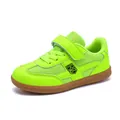 Baskets GAT pour enfants vert néon vif avec des semelles en caoutchouc souples - Vert Fluorescent