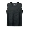 Hochleistungs-Camouflage-Tanktop für Herren, schnelltrocknend für Laufen und Fitness - S / Oberteile / Schwarz