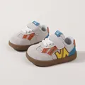 Zapatos deportivos de malla transpirable para niños con suelas suaves y color. - Talla 26 (Longitud Interior 16.5cm) / Marrón (G22-QG)