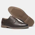Vue détaillée de chaussures Derby vintage pour hommes en cuir marron avec semelle antidérapante - 39 / KD4192 (Marron Foncé)