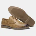 Détail de chaussures derby homme marron vintage avec semelle en caoutchouc antidérapante - 39 / KD4193 (Marron Foncé)
