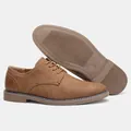 Détail des chaussures décontractées en cuir marron vintage pour hommes avec semelle antidérapante - 39 (US 7) / Style Vintage Marron (KD4194)