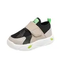 Ademende mesh sneakers voor jongens en meisjes met klittenband voor actieve zomer - Zwart