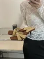 Κομψά μπεζ εξώφτερνα πέδιλα με τετράγωνη μύτη και λεπτό τακούνι για γυναίκες καλοκαίρι - Λεμονί Κίτρινο