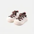Breathable mesh toddler sandals for boys and girls, white and brown, age 7 months to 3 years - Size 16 (12.5cm) / Rice Brown (0985)