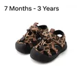 Toddler leopard print sandals for boys and girls, suitable for 7 months to 3 years. - Size 16 (12.5cm) / Leopard (0983)