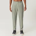 Pantalon de sport d'extérieur pour hommes à séchage rapide vert sauge pour la randonnée - Gris mat