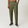 Pantalon de sport extérieur à séchage rapide pour hommes en vert olive pour la randonnée - Vert Militaire