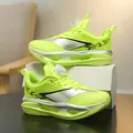Kinder Laufschuhe in Neongrün mit Drehverschluss und weicher Sohle - Fluoreszierendes Grün