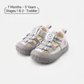 Sandalias de exterior plateadas para bebé con puntera protectora para niños - Plateado