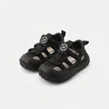 Sandalias deportivas negras para bebés con diseño de punta cerrada para niños - Negro