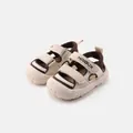Breathable toddler sandals in beige and brown for children aged 7 months to 3 years - Size 16 / Inner 12.5cm / Beige