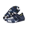 Dunkelblaue Kinder Wasserschuhe mit Astronauten-Print und Klettverschluss für den Strand - Dunkelblau
