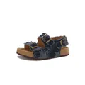 Stylish girls denim frayed sandals for summer casual wear - Size 22 Inner Length 14.5CM / Milk Blue