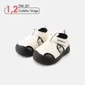 Comfortabele crème peutersandalen met antislipzolen voor jongens en meisjes van 1 tot 3 jaar - Beige