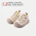 Breathable beige toddler summer sandals with soft sole and closed toe design - Size 16 / Sport Sandals (313955) / Internal Length 12.5cm / Beige