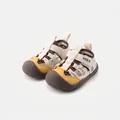 Anti-slip closed-toe toddler sandals in cream and yellow for summer outdoor beach activities - Size 16 / Sport Sandals (313955) / Internal Length 12.5cm / Yellow