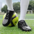 Professionelle schwarze TF-Fußballschuhe für das Fußballtraining von Kindern im Freien - 38 / Schwarz