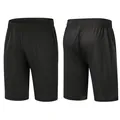 Zwarte sportshort voor heren, voor- en achteraanzicht, ideaal voor fitness en hardlopen - S / Bottoms / Zwart