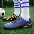 Professionelle Fußballschuhe in Marineblau und Gelb für den Einsatz auf Kunstrasen - 38 / Tiefblau HG-Stollen