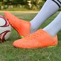Leuchtend orangefarbene Fußballschuhe für Jungen, rutschfeste Stollen für Kunstrasen. - 38 / Orangerot Turf (27013)