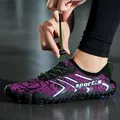 Scarpe da acqua viola a rapida asciugatura con lacci regolabili antiscivolo - 35 / Viola