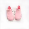Detailed view of pink toddler sock shoes featuring breathable mesh and soft soles - Size 22 (Inner 13cm) / Pink