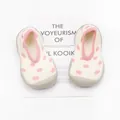 Comfortable soft sole baby sock shoes with pink polka dots for indoor floor walking - Pink Polka Dots