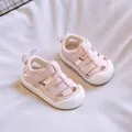 Schattige roze wandelsandalen voor baby meisjes met zachte antislipzolen voor 0-3 jaar oud - Roze