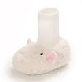 Adorable white plush sheep-themed baby sock shoes with cozy soft soles for infants - Inner Length 11cm / 58g / White Sheep