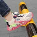 Stylische, atmungsaktive Mesh-Sportsneaker für Mädchen in Pink und Weiß-Farbe - 38 / Narzissenrosa