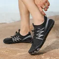 Chaussures d'eau noires respirantes pour la randonnée de plage et la natation. - 38 / Noir (hs2025)