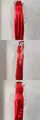 Elegant red satin halter neck jumpsuit with open shoulder and wide leg styling - 3XL / Top And Bottom / Red