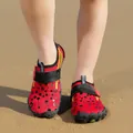 Sneldrogende waterschoenen voor kinderen voor strand en zwemmen met rood stippenpatroon - 38 / Casual Stijl (H-2) / Rood