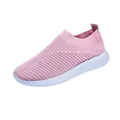 Baskets roses respirantes en maille pour femmes, style de chaussure chaussette décontractée - 41 / Rose