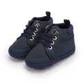 Dunkelblaue rutschfeste Babyschuhe mit weicher Sohle für Kleinkinder Lauflernschuhe - 12cm / Blau