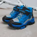 Blaue Kinder-Winterstiefel mit warmem Futter und stilvollem Bergmuster-Design - 38 / Königsblau (Normal Gefütterte Version) (hx833)