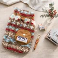 Cozy multi-colored patterned fleece pet vest featuring a brown pocket and metal D-ring - S (Suggested Weight 1.5-2.5kg) / Sherpa Fleece 2-Legged Outfit / Brown Plaid