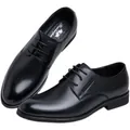 Chaussures richelieu classiques en cuir noir pour hommes, idéales pour le travail formel - 38 / Noir
