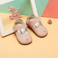 Elegant pink toddler girls' Mary Jane princess shoes with heart cutout and soft leather sole - Internal Length 11.5cm / Hollow Heart Bowknot Style (8MBX12) / Pink