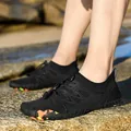 Professionele zwarte sneldrogende antislip waterschoenen voor zwemmen en waden gaan - 35 / Zwart