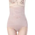 Nahtlose Miederhose mit hoher Taille und Bauch-weg-Effekt in Hautfarben Optik - M / Unterteile / Hautfarben