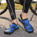 Blue unisex barefoot water shoes for swimming, surfing and outdoor hiking activities - 36 / Blue