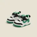 Premium breathable green and white toddler sneakers with soft soles for boys and girls - Size 16 (Inner Length 12.5cm) / Green (High-cut)