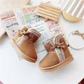 Cozy brown fleece-lined winter snow boots for kids with knit trim, 13-18cm - 130mm / Camel